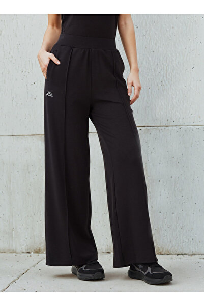 Kappa بنطلون رياضي نسائي أرجل واسعة مع جيوب