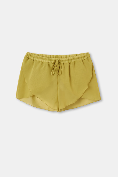 Dagi Green Chiffon Shorts Pareo