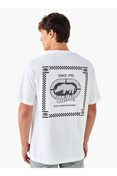 ECKO Unltd Printed Crew Neck T-shirt With Short Sleeves