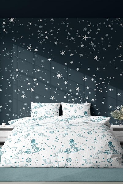 Zeynep Tekstil Single Cotton Duvet Cover Set - Duvet Cover and Pillowcase| BED WITHOUT SHEET