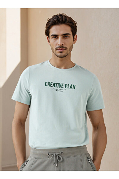 Iconic Slogan Print Pique T-shirt