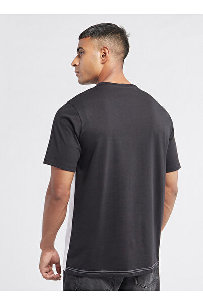 FAV Colourblock T-shirt with Crew Neck and Short Sleeves