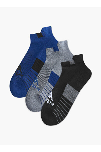 Kappa Set of 3 - Striped Ankle Length Half Terry Socks