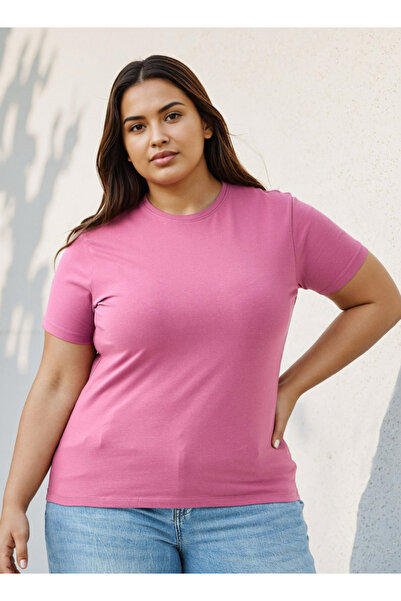 FAV طاقم الرقبة تي شيرت