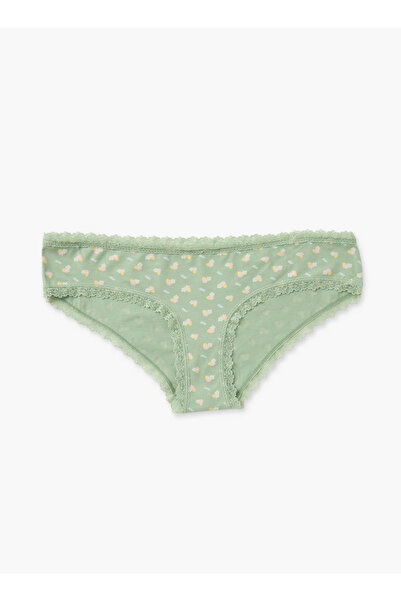 FAV All-Over Floral Print Bikini Briefs with Elasticated Waistband