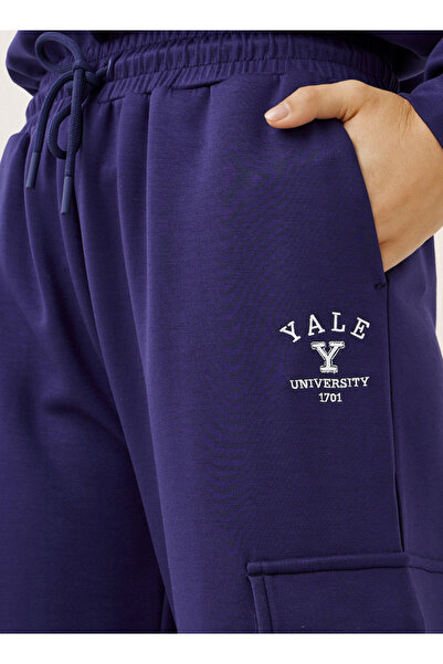 SP Characters Yale University Print Cargo Joggers with Drawstring Closure