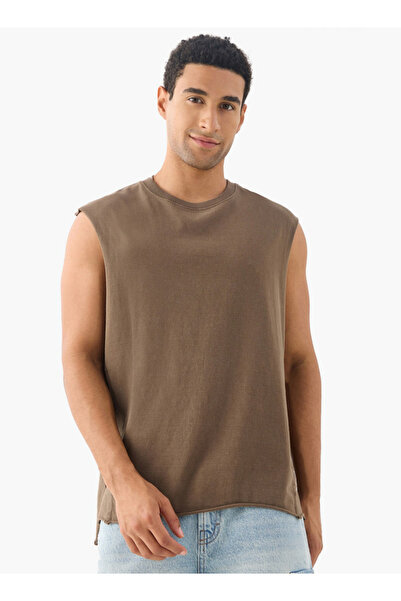 Lee Cooper Oversized Sleeveless T-shirt With Crew Neck