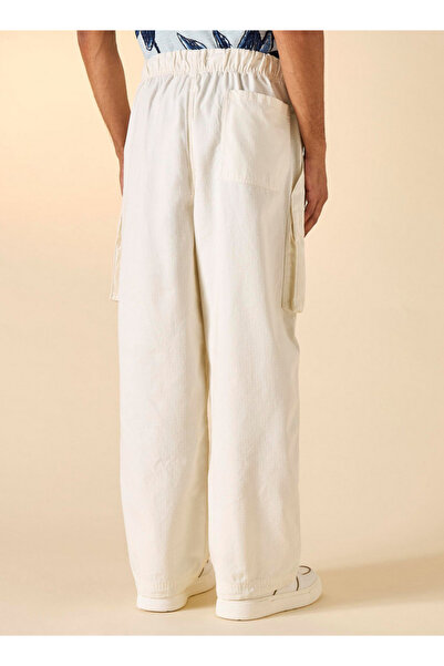 Lee Cooper Checked Cargo Pants with Drawstring Closure