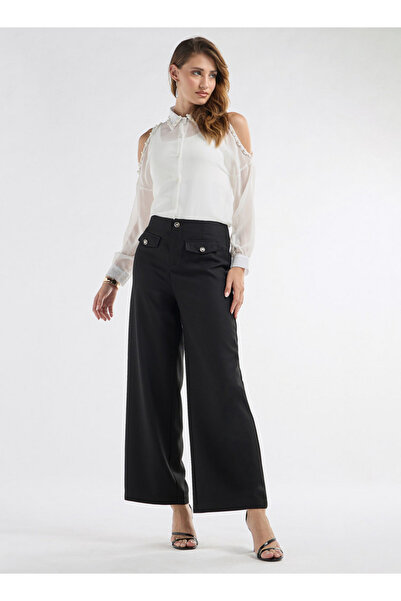 FAV SHEER SHIRT WITH PEARLS