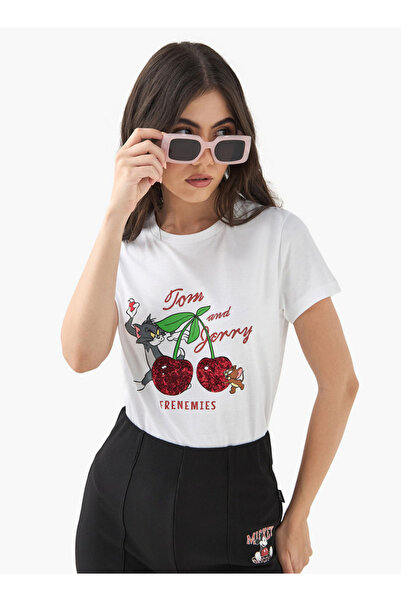 SP Characters تي شيرت بطبعة توم وجيري