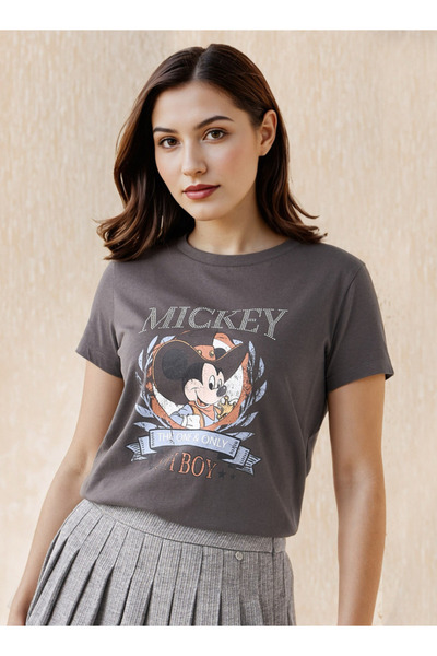 SP Characters تي شيرت قطني بطبعة ميكي ماوس