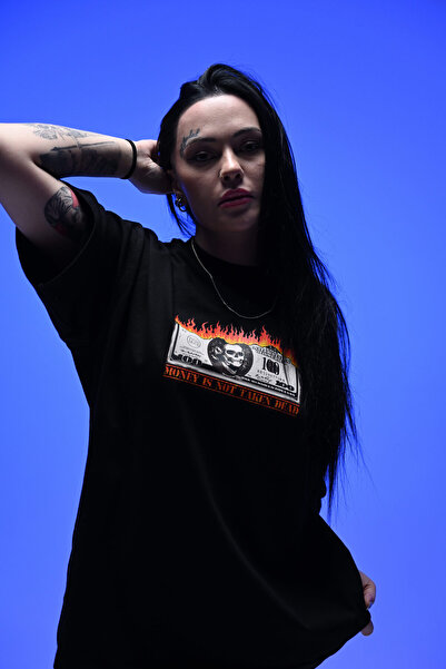 Nhara Tricou oversize unisex Money is not taken dead