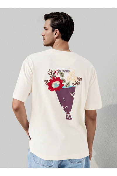 Lee Cooper تي شيرت خلفي مطرز