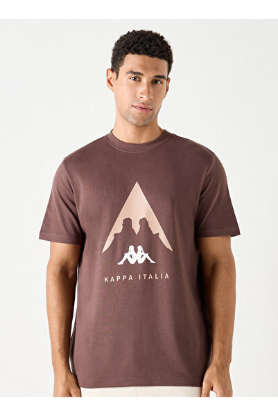 Kappa تي شيرت بطبعة شعار ورقبة دائرية وأكمام قصيرة