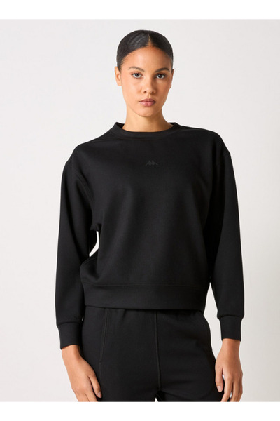 Kappa Logo Print Sweatshirt With Long Sleeves