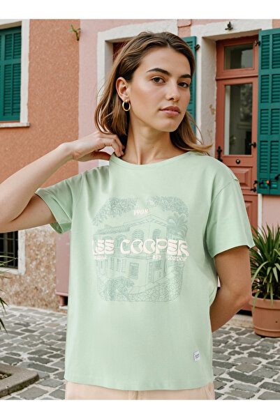 Lee Cooper تي شيرت بطبعة شعار لي كوبر