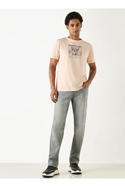 SP Characters تي شيرت بطبعة دراغون بول زد برقبة دائرية وأكمام قصيرة