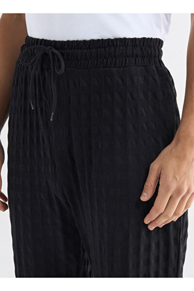 FAV Textured Pants with Drawstring Closure and Pockets