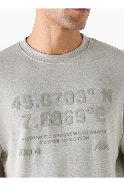 Kappa Embossed T-shirt With Short Sleeves