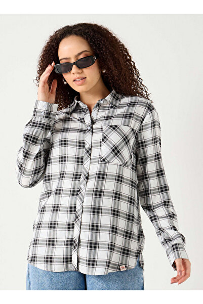 Lee Cooper Checked Shirt With Long Sleeves And Pocket