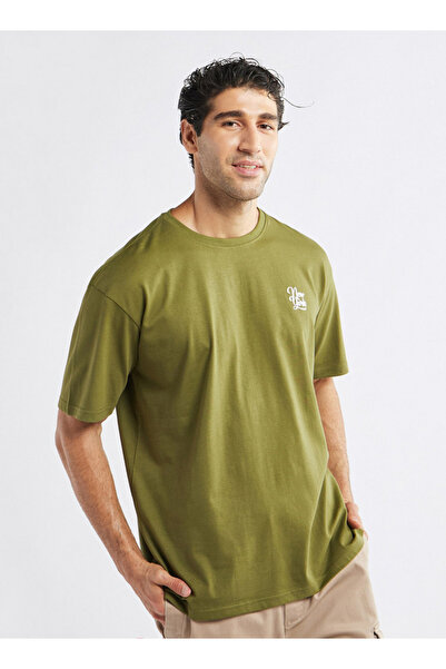 FAV Printed T-shirt with Round Neck and Short Sleeves