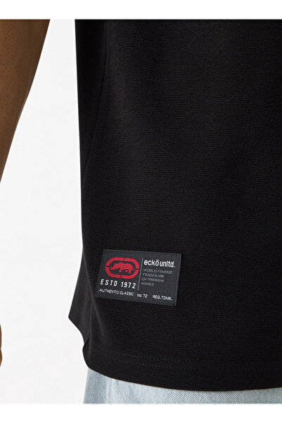 ECKO Logo Detail Crew Neck T-shirt With Short Sleeves