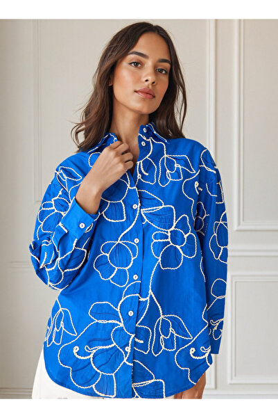 Iconic Oversized Embroidered Shirt