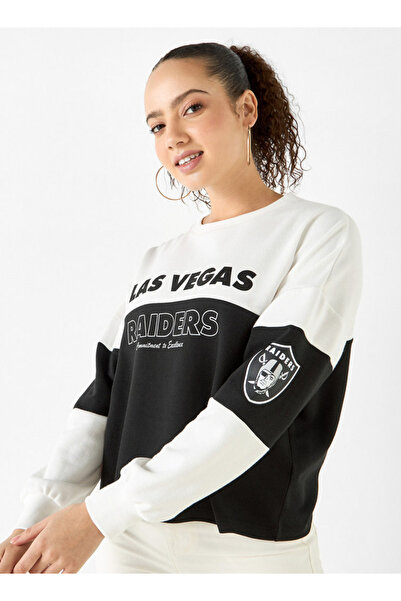 SP Characters سويت شيرت بطبعة فريق لاس فيجاس رايدرز بأكمام طويلة