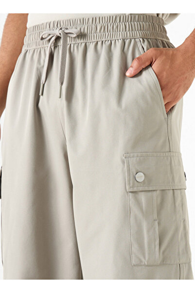 Starter Drawstring Detail Pants With Pockets