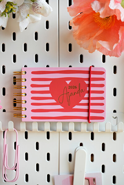 Victoria's Journals Daily Spiral Horizontal Pocket Agenda | 13.5X9.5 cm Soft Touch Cover