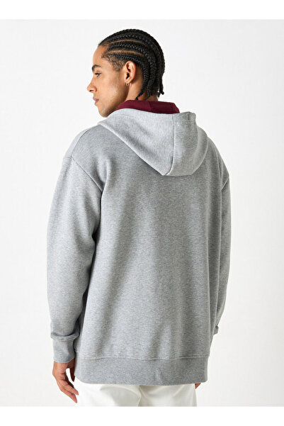 ECKO Logo Print Zip Through Hoodie With Pockets