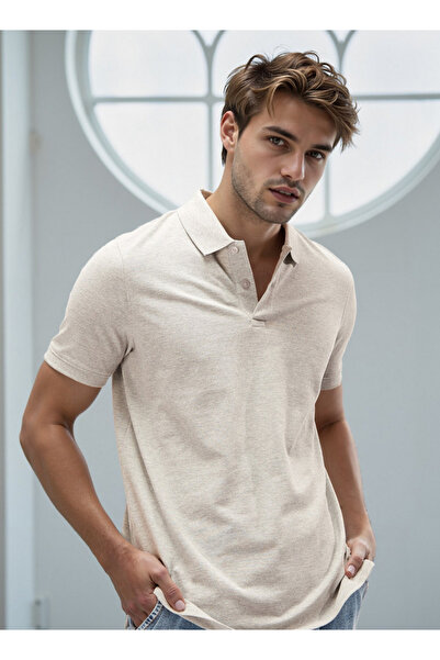 FAV تي شيرت بولو بأكمام قصيرة