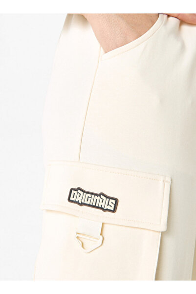 FAV Applique Detail Cargo Joggers with Drawstring Closure