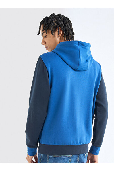 FAV Colourblock Long Sleeves Hoodie with Zip Closure