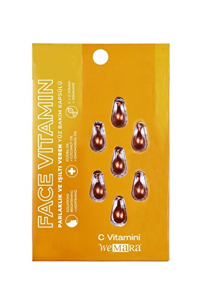 Mara WEMARA ISILTI PARLAKLIK C VITAMIN YUZ BAKIM KAPSULU