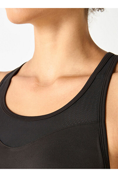 Kappa Panelled Sports Bra With Crossback Strap
