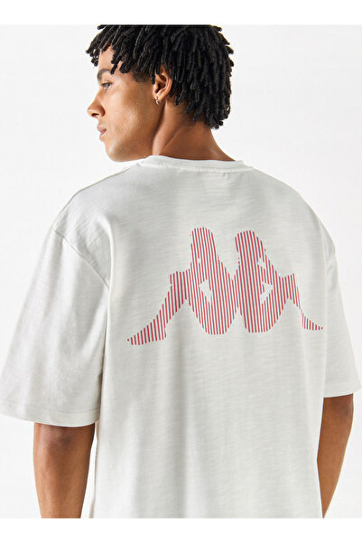 Kappa Logo Print T-shirt with Short Sleeves and Crew Neck