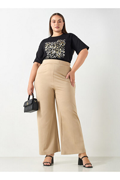 Ulla Popken Plus Size Ulla Popken Animal Print T-shirt