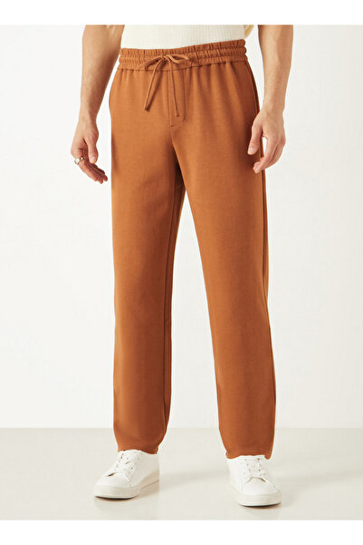 Iconic Solid Regular Fit Flexi Waist Joggers with Pockets