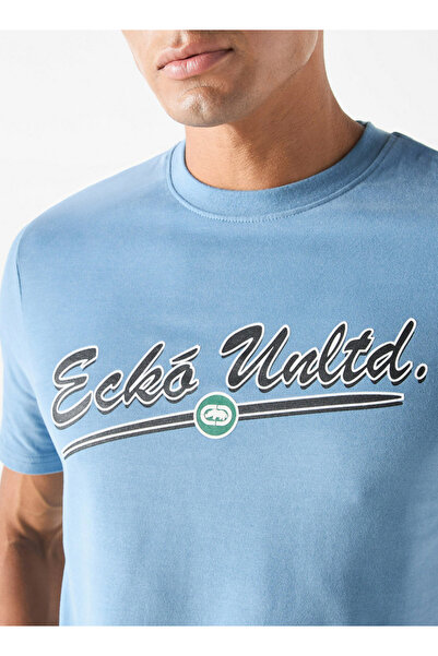 ECKO Unltd Logo Print Crew Neck T-shirt