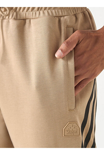 Kappa Striped Detail Joggers With Drawstring Closure And Pockets