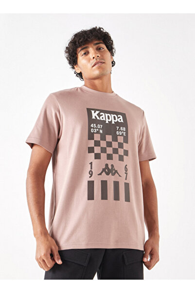 Kappa Graphic Print T-shirt with Short Sleeves
