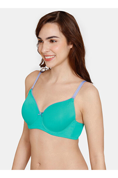 Zivame Wired Padded T-shirt Bra With Adjustable Straps