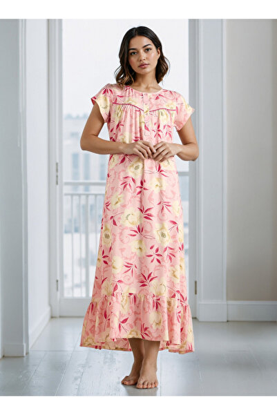 FAV فستان نوم بطبعة زهور