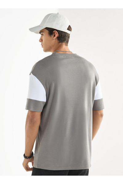 FAV Starter Logo Print T-shirt with Short Sleeves and Crew Neck