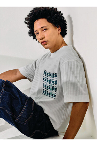 Lee Cooper Textured T-shirt with Pocket