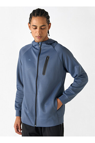 Kappa Zip Through Hoodie With Pocket