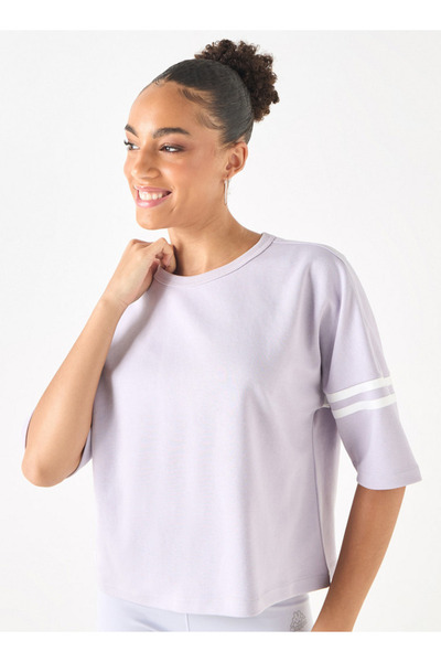 Kappa تي شيرت بطبعة شعار وأكمام قصيرة