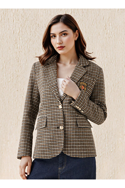 Lee Cooper Houndstooth Lc Blazer