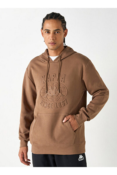 Kappa سويت شيرت منقوش بأكمام طويلة وجيب